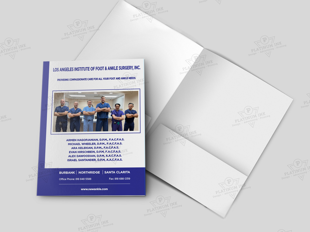 presentation folder printing