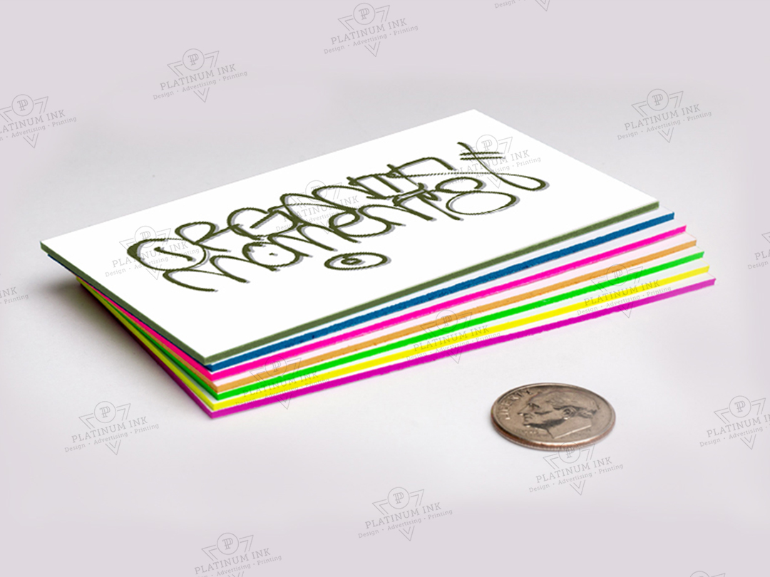 triple layer business cards