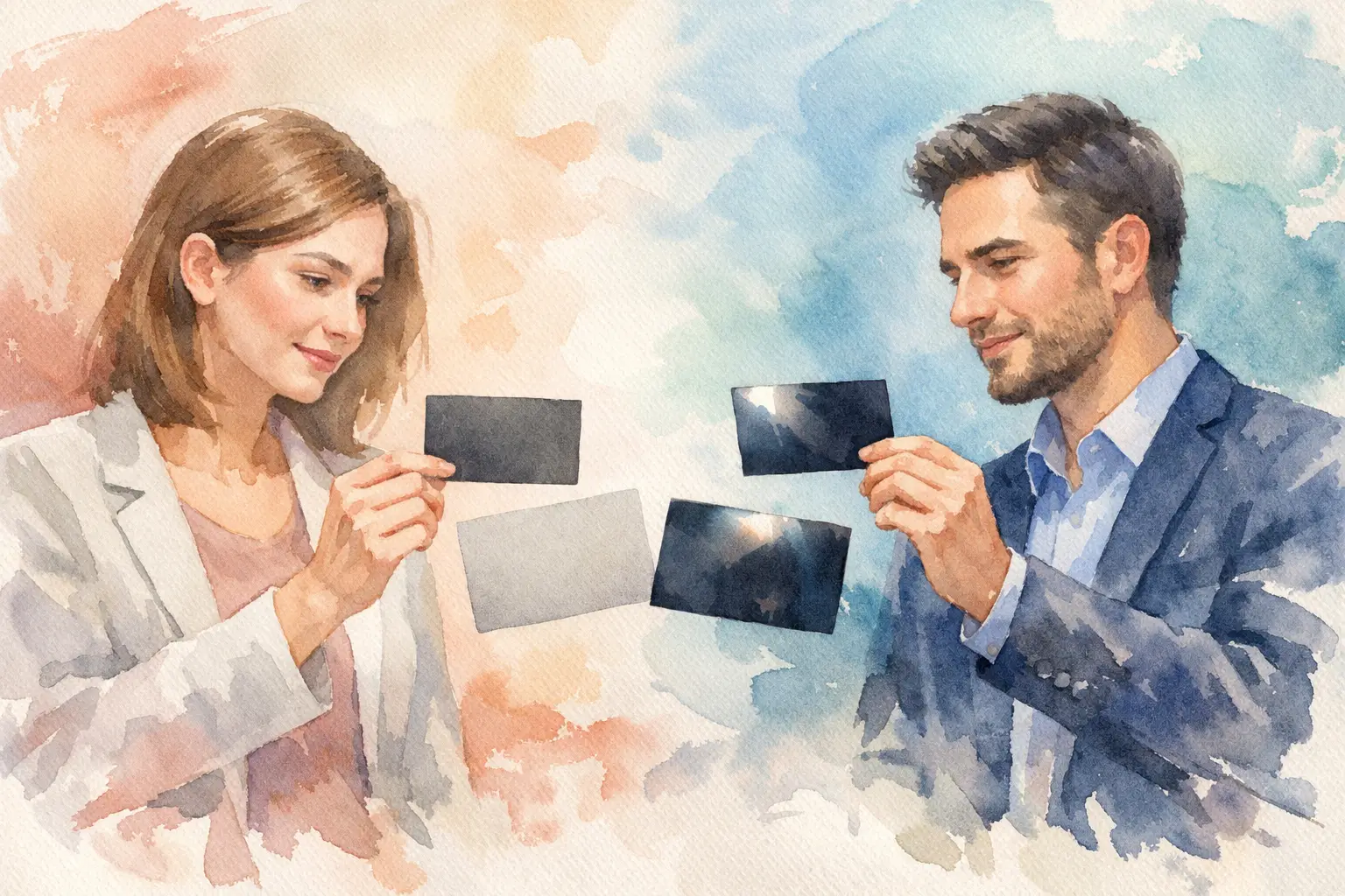 Matte Versus Glossy Business Cards Compared